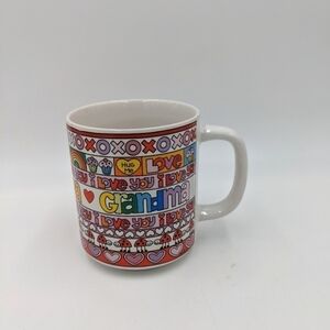 Vintage Love N' Stuff Grandma Grandmother Coffee Mug Mother's Day 1983